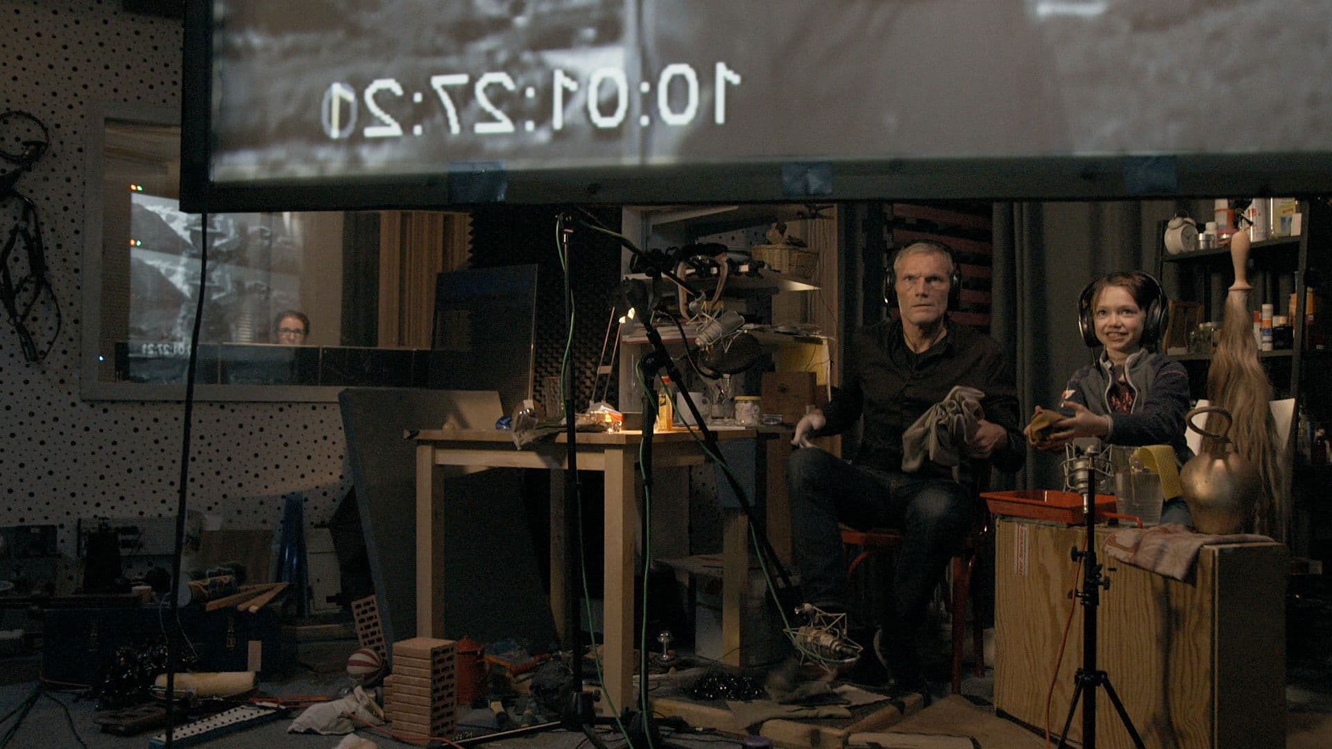 Heidi at the Foley Maker